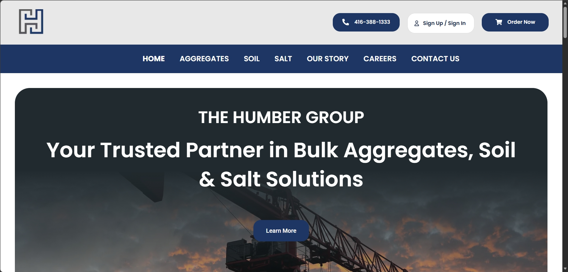 The Humber Group website